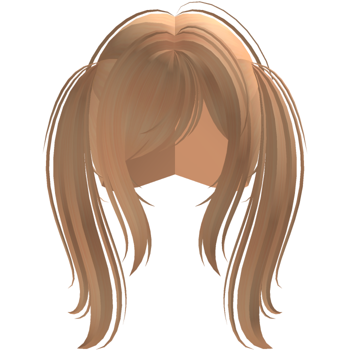 cute tweencore wispy pigtails in ginger