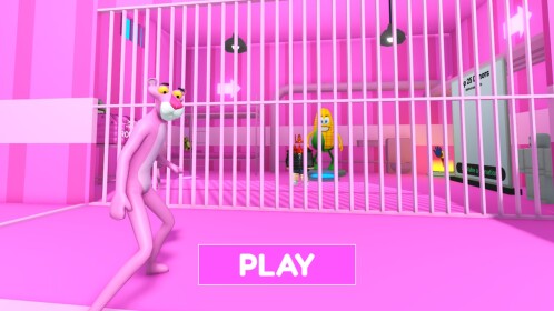 PINK PANTHER'S PRISON RUN! (Obby)