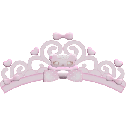 ♡ ┊ cutesy pink polka dot yummy sprinkle tiara | Roblox Item