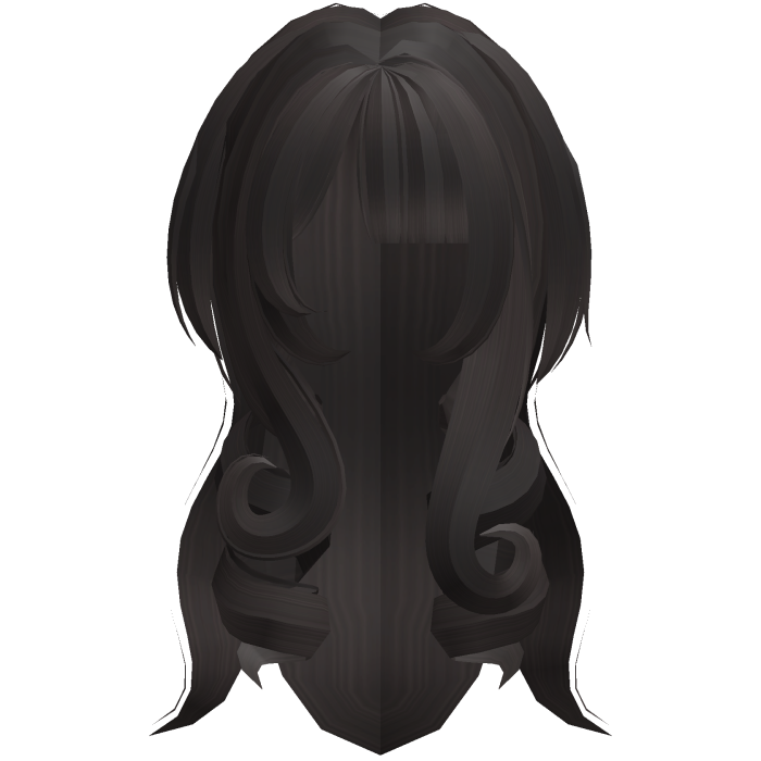 long popular wavy dark brown hair