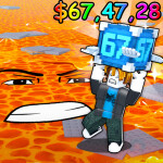 Survive LAVA for Lucky blocks!
