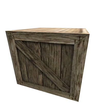 Realistic crate