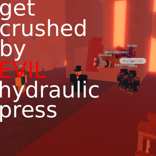 Get crushed by the evil hydraulic press [OBJECTS]