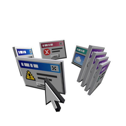 Webcore Error Popup Halo Crown Roblox item