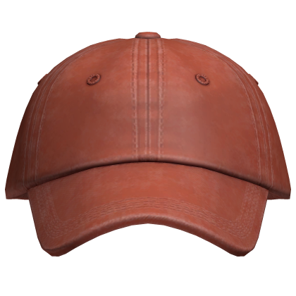 Cap Orange Washed Distressed Fitted Grunge Y2K Roblox item