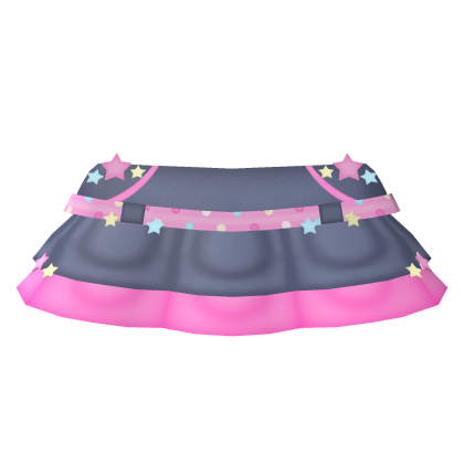 tweencore mezzo piano star polkadot denim skirt Roblox item