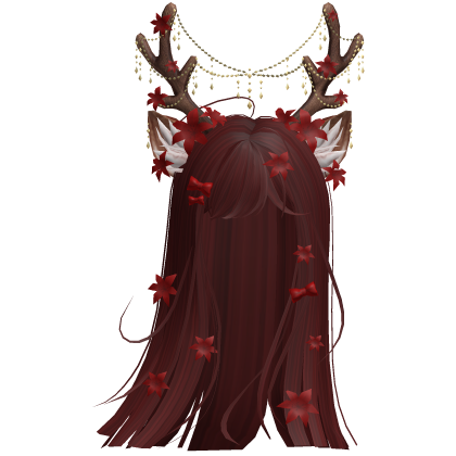 Ethereal Christmas Fairy Fawn Hair w/ Antlers