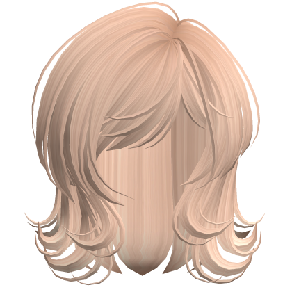 Scene 2000s Darling Wolfcut Blonde Roblox item