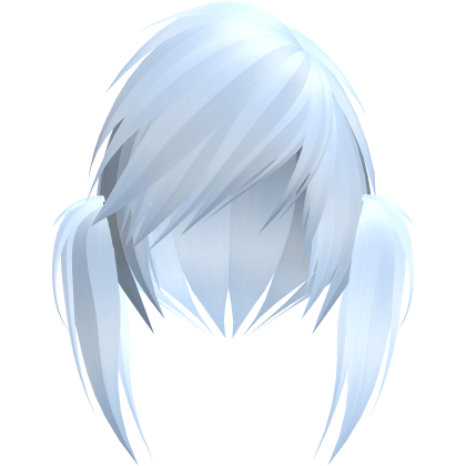 emo scene vkei blue moe pigtails