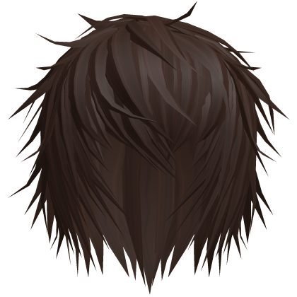 brown emo hair
