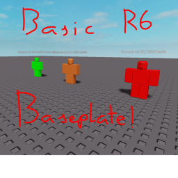R6 Baseplate game with dmg dummies (GUNS!!! 🔫)