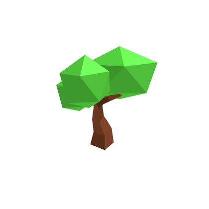 low poly tree