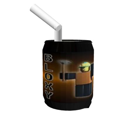 Bloxy Cola with Straw