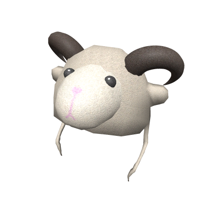 low poly sheep hat
