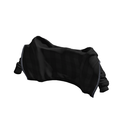 Cozy Jacket Plaid Black Roblox catalog item