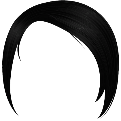 Black Emo Side Swept Bangs  Roblox item