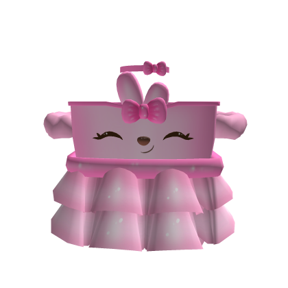 Pink bunny ice cream top numnoms num noms kawaii