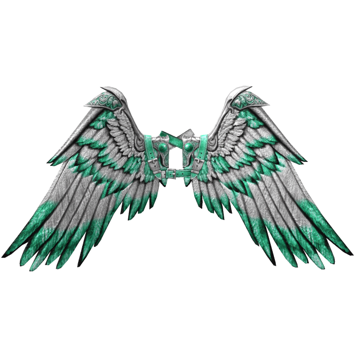 [PBR] Mint and White Icarus Wings [Addon]