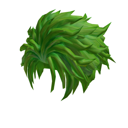Fluffy green anime hair thumbnail