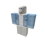 Denim Jacket with White Hoodie