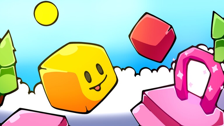 Obby But You're A Cube — official Roblox game image