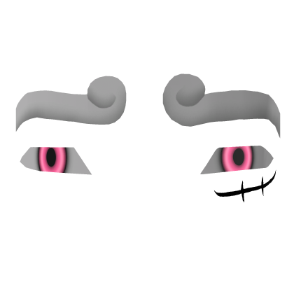 Luffy Gear 5 ✨GLOWING✨ eyes addon (for man face) Roblox item