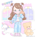 Pink and white star group