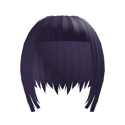Rockstar niche emo choppy vkei short purple hair