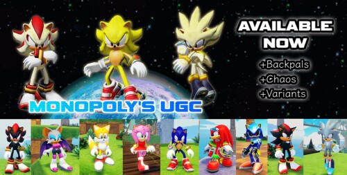[UEKAWA SHADOW] Avatar dan Pakaian Sonic 