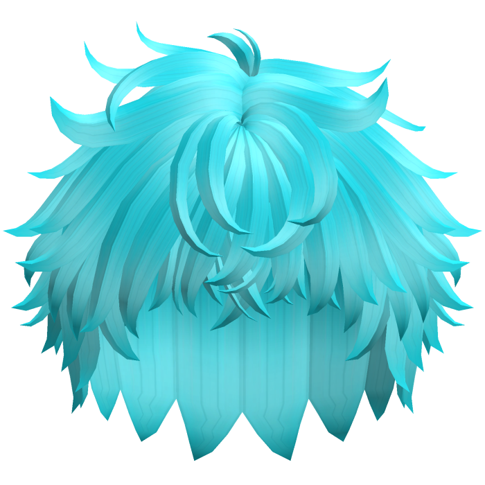 Messy Anime Short Wolfcut (Ocean Blue)