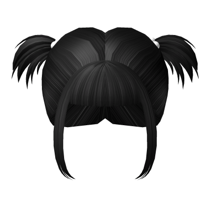 Black Cheap Twin Baby Spiky Ponytails Roblox item