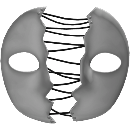 Split White Mask Roblox item