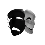 B&W Patched Masks