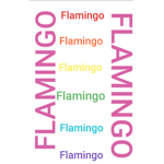{ Flamingo fan club }