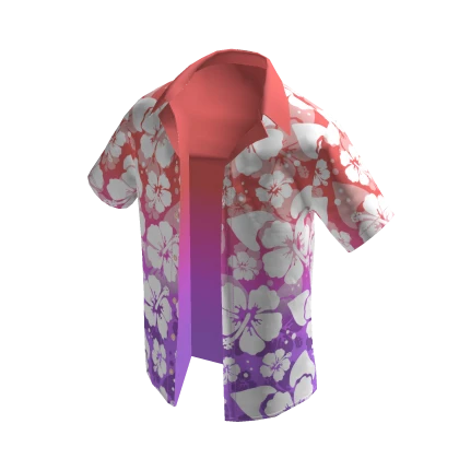 Purple Songkran/Hawaiian Open Shirt Mark III | Roblox Item