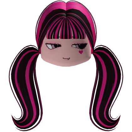 ꒰ ♡ ꒱ hair in two vampire pigtails with cute face thumbnail