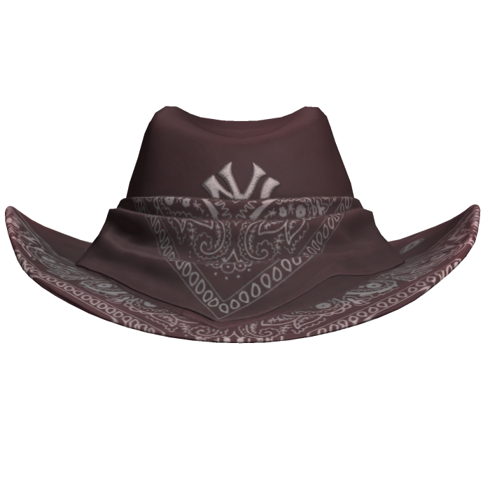 Red NYC Bandana Cowboy Hat