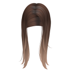 Flowy Fashion Hair in Brown to Blonde