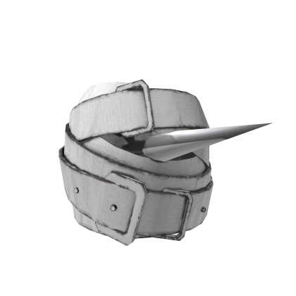 Creepy White Belt Bandages Head Cover
