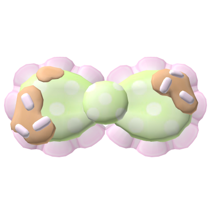. ‿ ♡ caramel apple numnom green sprinkle bow  Roblox item