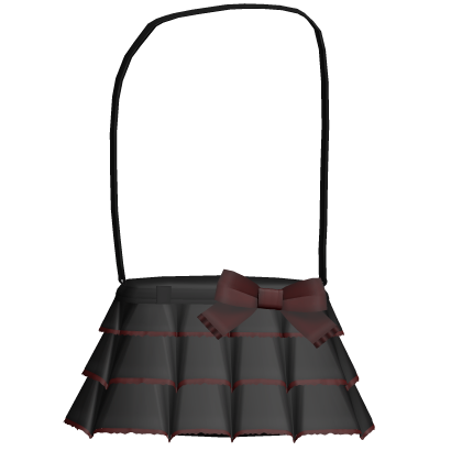 ♡ : cute pleated ruffle shoulder bag ୨୧ vampire Roblox item