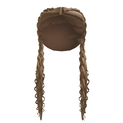French Braid Pigtails [Blonde] Roblox item