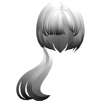moe thick long fluffy low pony white black