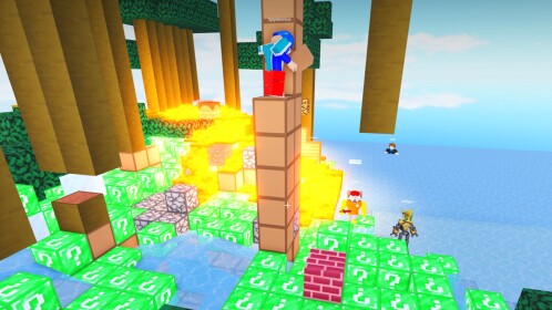 ⛏️Lucky World! 💚 (EMERALD LUCKY BLOCKS!)