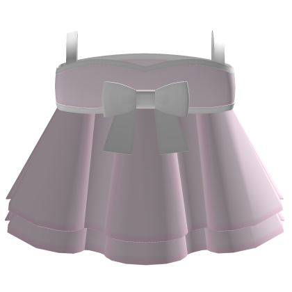 cute pink flowy dress with white bow