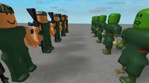 zombie vs soldades 