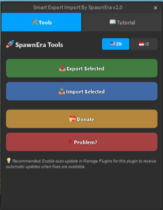 Smart Export Import By SpawnEraStudio preview 1