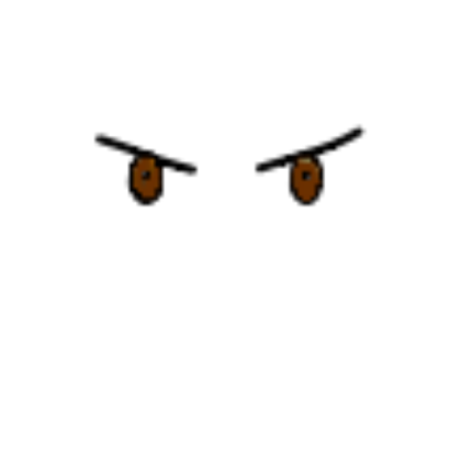 brown eyes(straight) Roblox decal