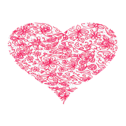 Flower Heart Pink Roblox decal
