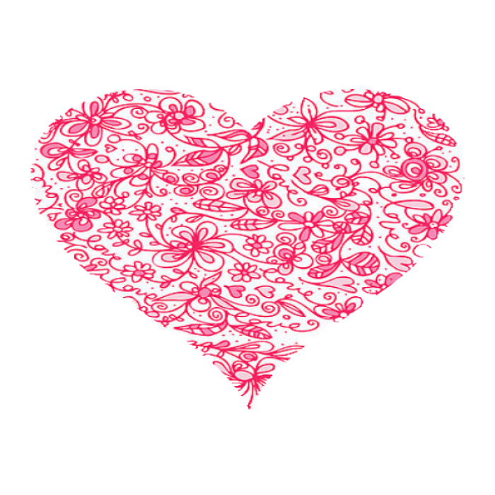 Flower Heart Pink Roblox decal